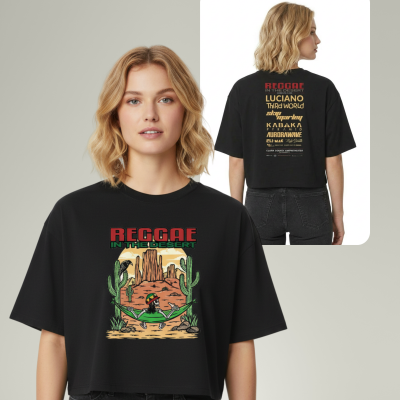 2025 - Ladies Premium Crop Top