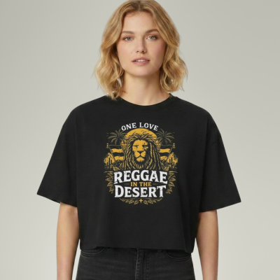 Ladies Lion Premium Crop Top