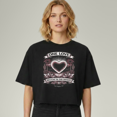Ladies Love Premium Crop Top